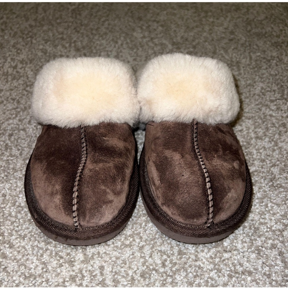 Ugg dark brown slippers